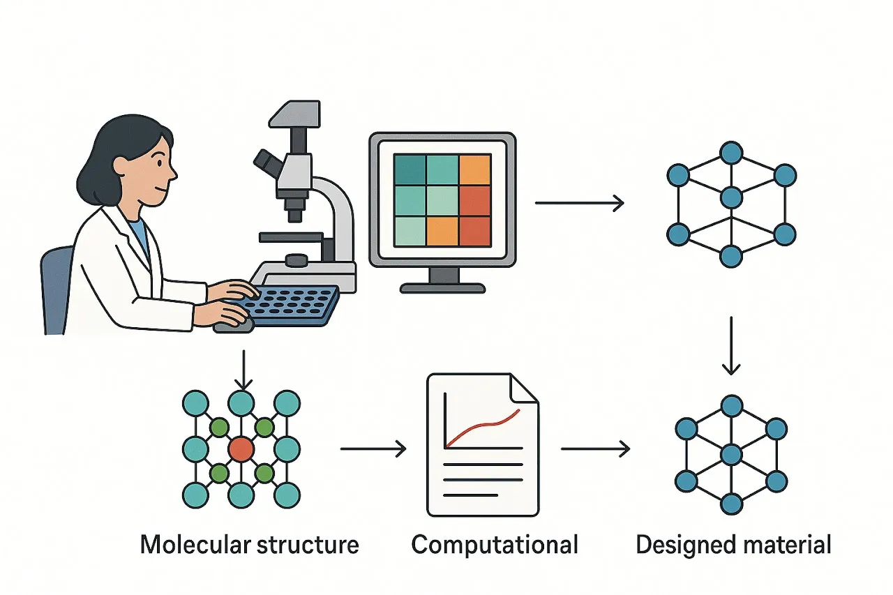 Computational materials design workflow